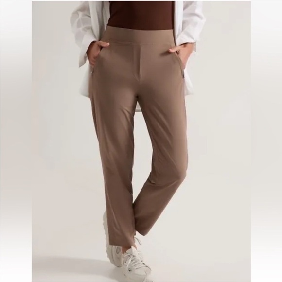 Athleta Brooklyn Lined Pant // Rustic Beige